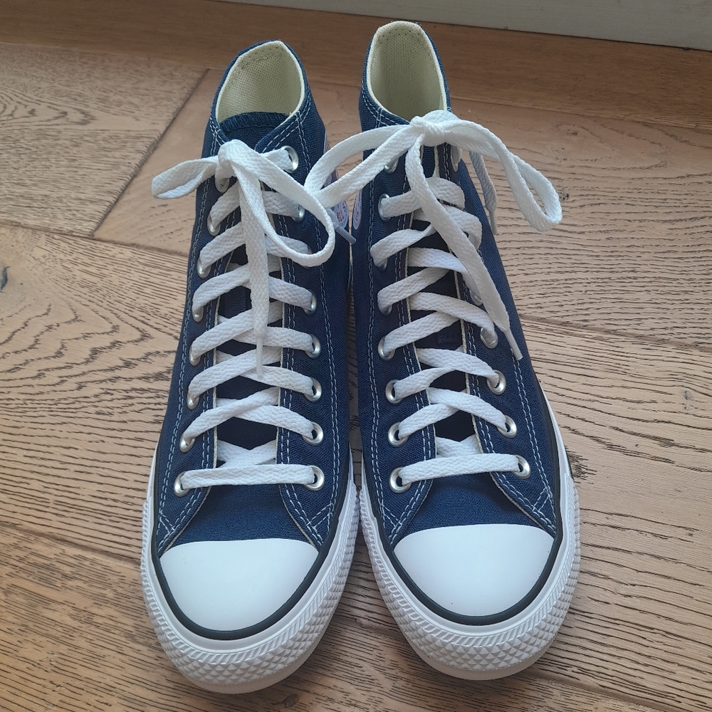 Converse Navy High-Top Sneakers